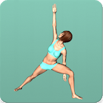 Yoga daily workout for flexibility and stretch icon