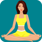 Yoga for weight loss - lose weight program at home icon