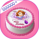 Name Photo On Birthday Cake icon