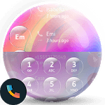Colorful Glass Contacts&Dialer icon