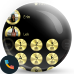 Metal Gold Dialer Theme icon