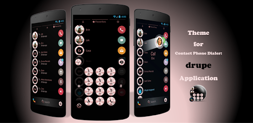 Metal RoseGold Dialer Theme pc screenshot Metal RoseGold Dialer Theme pc screenshot