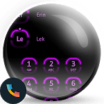 Neon Purple Contacts & Dialer icon