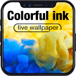 Colorful Ink Live Wallpaper for Free icon
