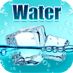 Ice Cube in Moving Water Live Wallpaper icon
