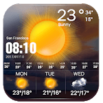 Live weather and temperature app ❄☔️ for pc icon