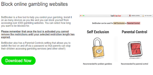 Bet Blocker pc screenshot Bet Blocker pc screenshot