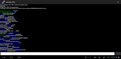 Mobile SSH (Secure Shell) pc screenshot Mobile SSH (Secure Shell) pc screenshot