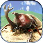 Assault !Battle of beetle-stag icon