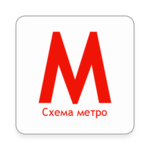 Moscow metro map icon