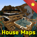 Pink house maps for minecraft icon
