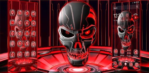 3D Tech Skull Launcher - Evil Halloween wallpaper pc screenshot 3D Tech Skull Launcher - Evil Halloween wallpaper pc screenshot