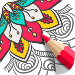 Mandala Coloring Book 🌸 Free Adult Coloring Book icon