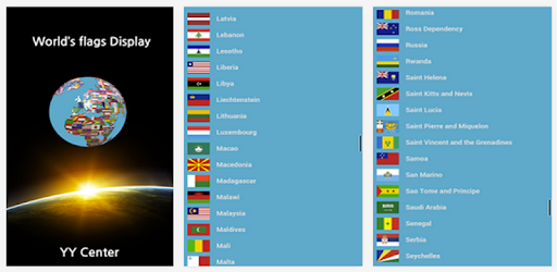 world flags sign - display pc screenshot