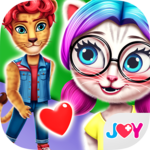 Pets High1-Nerdy Girl Love Story in High School for pc icon