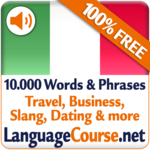 Learn Italian Words Free icon
