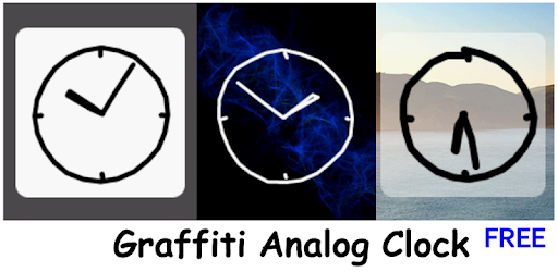 Graffiti Analog Clock FREE pc screenshot