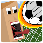 Squarehead Soccer - A crazy free kick soccer game icon