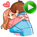 ANIMATED Stickers Love In love WAstickerApps icon