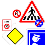Signalisation code de la route icon