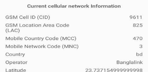 Mobile Tower Cell-ID Info pc screenshot
