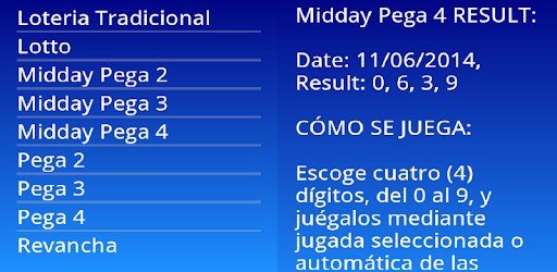 Puerto Rico winning numbers pc screenshot