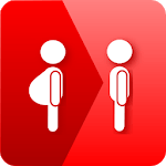 Weight loss tracker with pictures icon