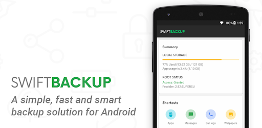 Swift Backup pc screenshot