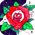 Super Color - Paint by Number, Free Puzzle Game icon