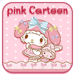 Pink Cartoon Cute Kitty for pc icon