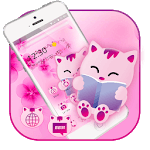 Cute Cat Cartoon Kitty Theme icon