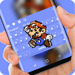 Pixel Mario keyboard icon