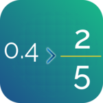 Decimal to Fraction calculator icon