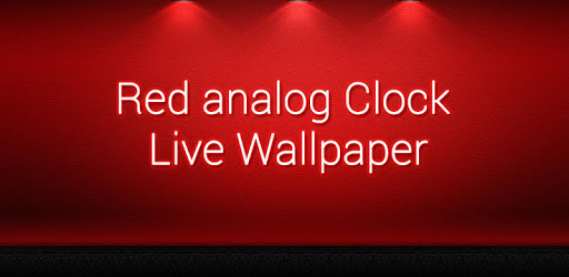 Red Analog Clock Live Wallpaper pc screenshot Red Analog Clock Live Wallpaper pc screenshot