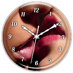 Hot Kiss  Clock Live Wallpaper icon