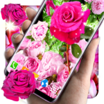3D Pink Roses Parallax Live Wallpapers icon