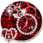 rose diamond love shining tema icon
