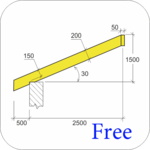 Rafter calculator icon