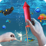 Underwater Fireworks 3D Simulator icon