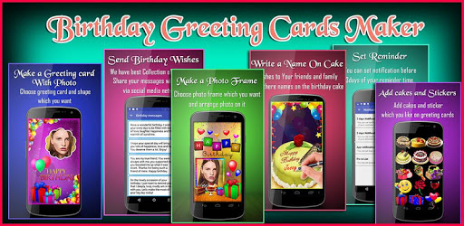 Birthday Greeting Cards Maker: photo frames, cakes pc screenshot Birthday Greeting Cards Maker: photo frames, cakes pc screenshot