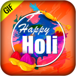 Holi GIF 2018 : Sticker,Emoji,SMS icon