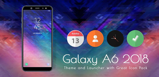 Samsung Galaxy A6 (2018) theme and launcher pc screenshot