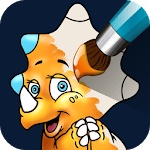 Kids Dinosaur Coloring Pages - Free Dino Game icon