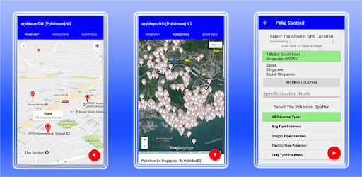 Maps for Pokémon Go (pokéMaps) pc screenshot Maps for Pokémon Go (pokéMaps) pc screenshot