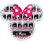 Cute Mini Silver Bow Typany Keyboard icon