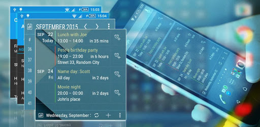 Calendar Widget Month + Agenda pc screenshot Calendar Widget Month + Agenda pc screenshot