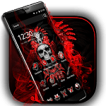 Red Blood Skull Launcher icon