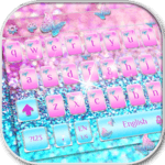 Silver Butterfly Keyboard Theme icon