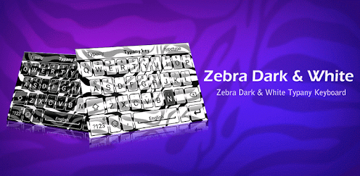 Zebra Dark Theme Keyboard pc screenshot Zebra Dark Theme Keyboard pc screenshot