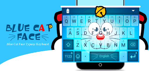 Blue Cat Face Typany Keyboard pc screenshot Blue Cat Face Typany Keyboard pc screenshot